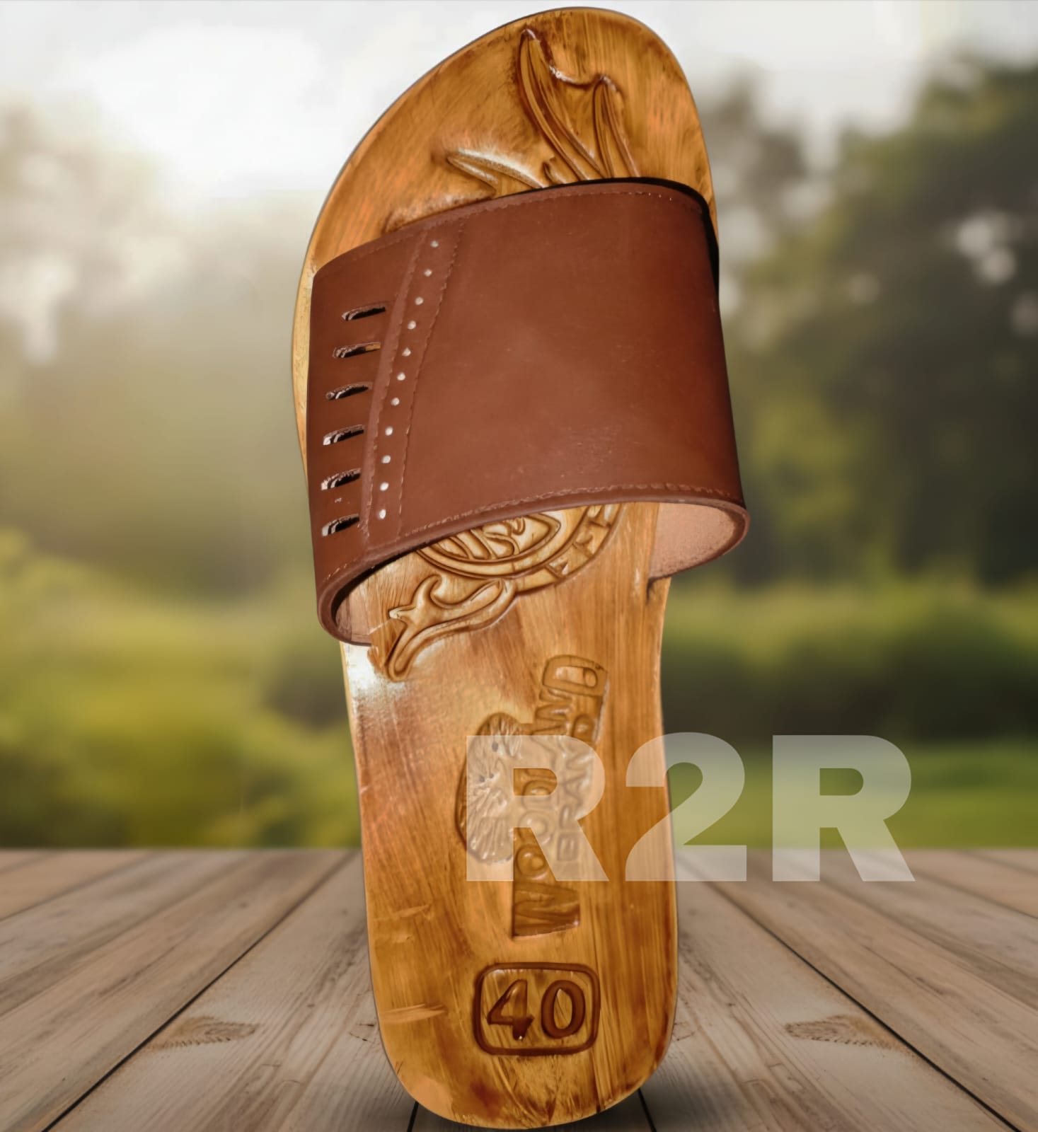 R2R Premium Leather Comfort Sandal