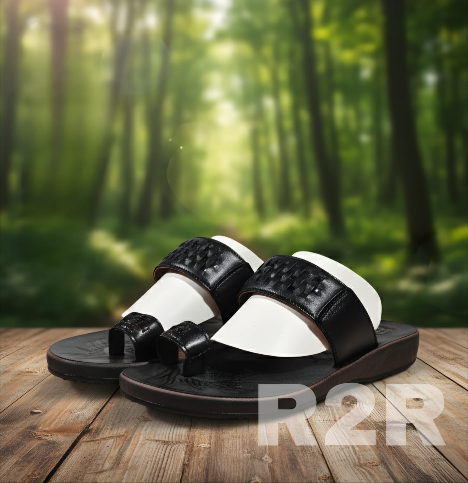R2R Premium Leather Comfort Sandal