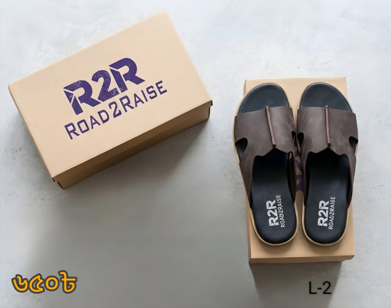 R2R Premium Leather Comfort Sandal
