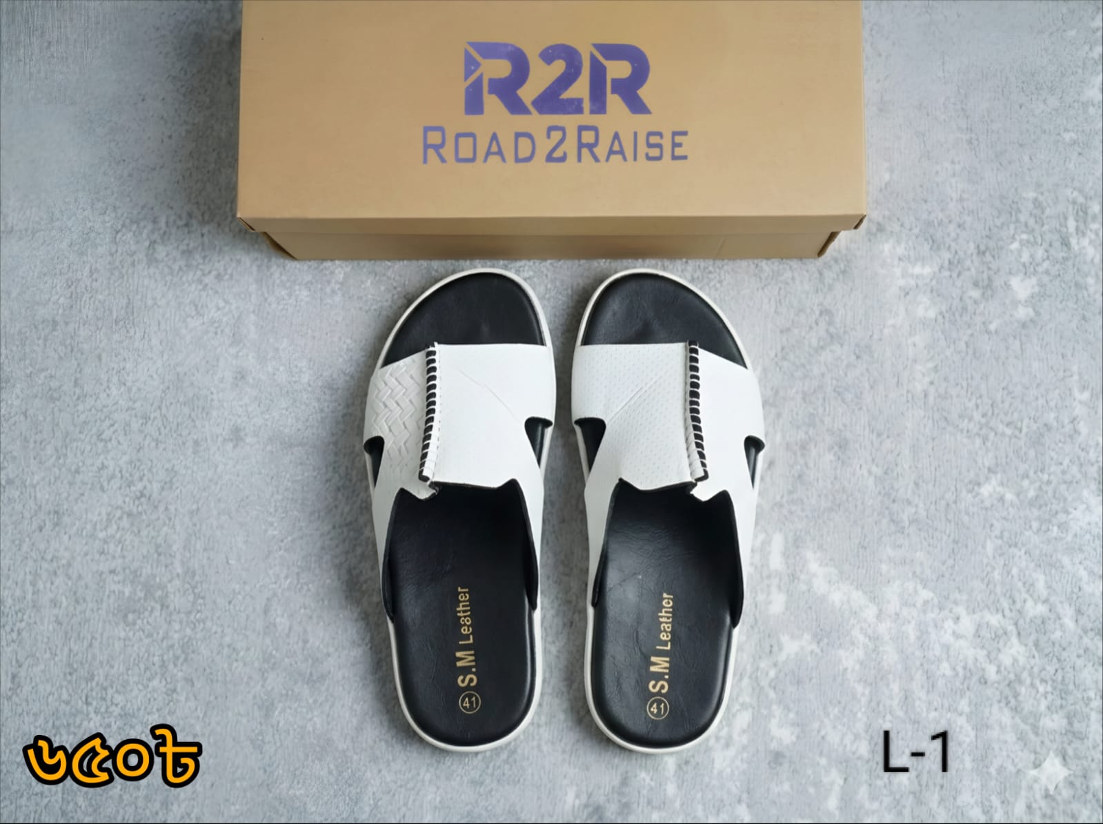 R2R Premium Leather Comfort Sandal